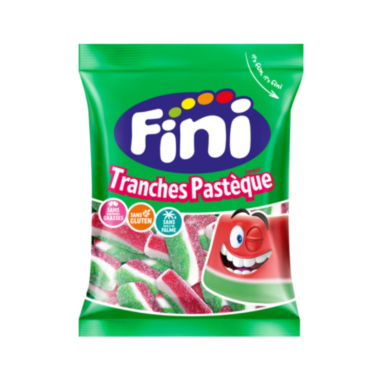 Tranches pasteque fizz halal fini sachet 90g x 12p