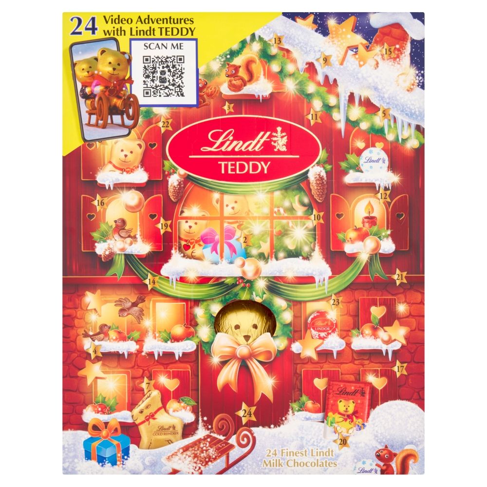 Lindt Teddy AR Chocolate Advent Calendar - Chocolat de Noël - 250g