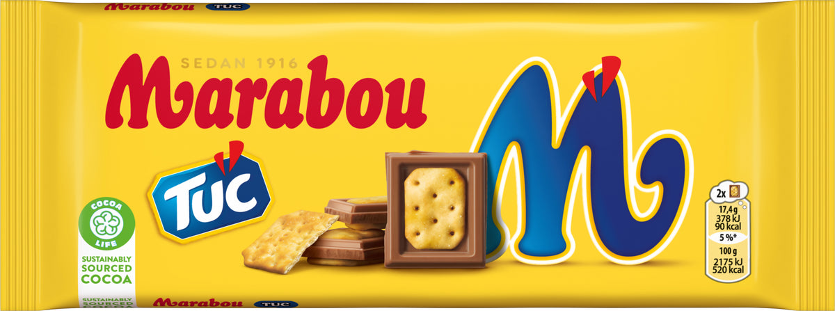 Marabou TUC crackers salés - Chocolat Suédois - 1,57kg