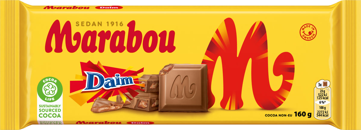 Marabou Daim - Chocolat Suédois - 2,4kg