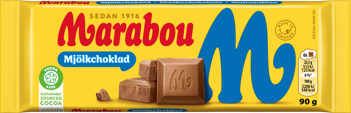 Marabou Chocolat au lait - Chocolat Suédois - 2,16kg