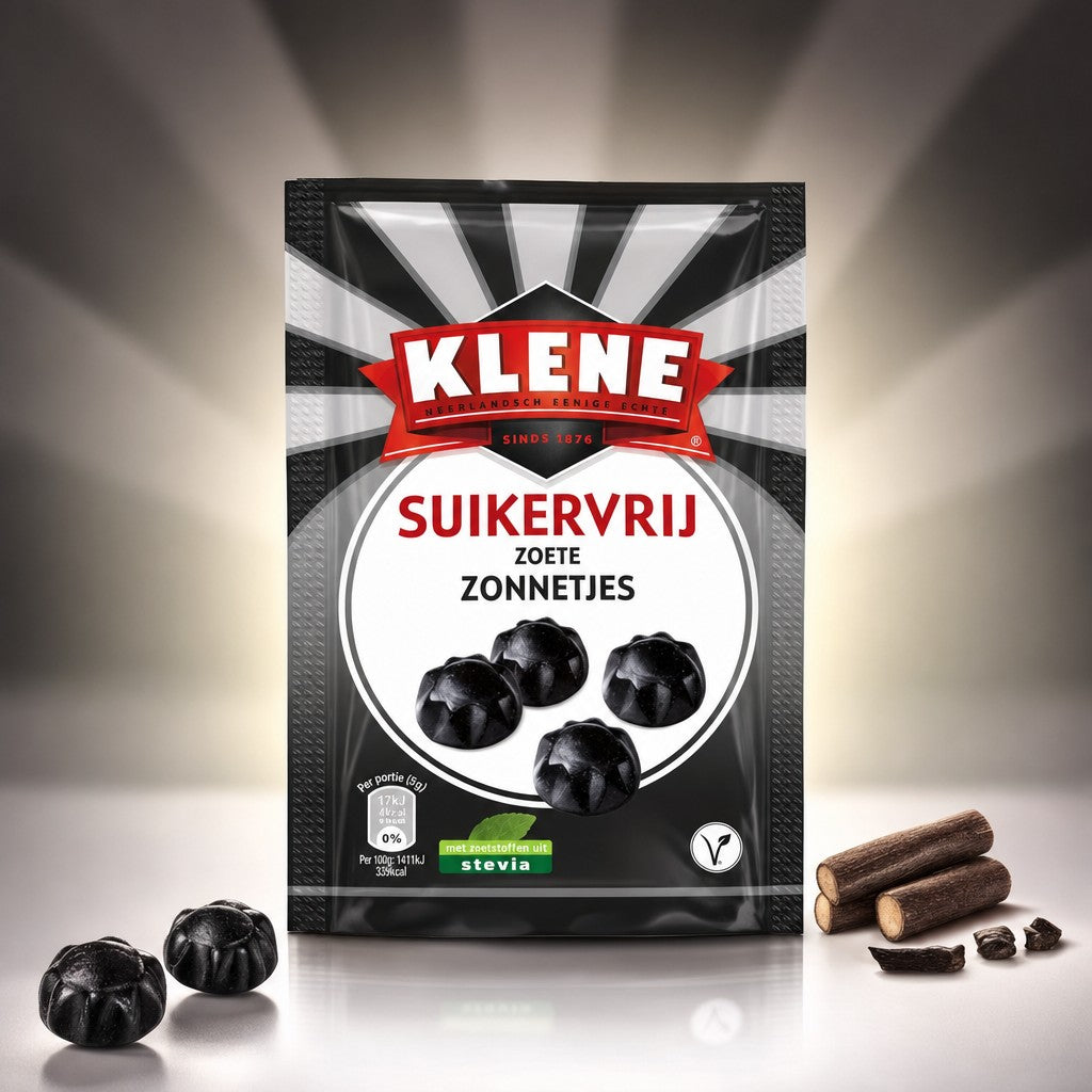 Soleils Réglisse Douce à la Stévia sachets - Klene - 12x110g