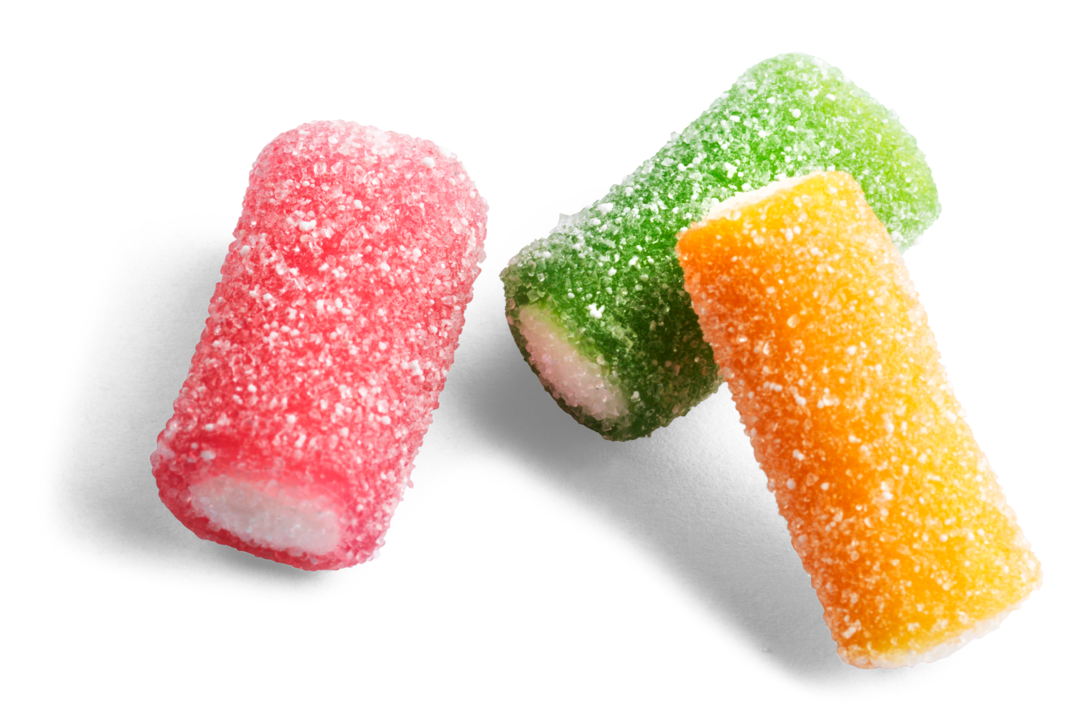 Bouchées arc-en-ciel acides - Bonbons Suédois - 3kg