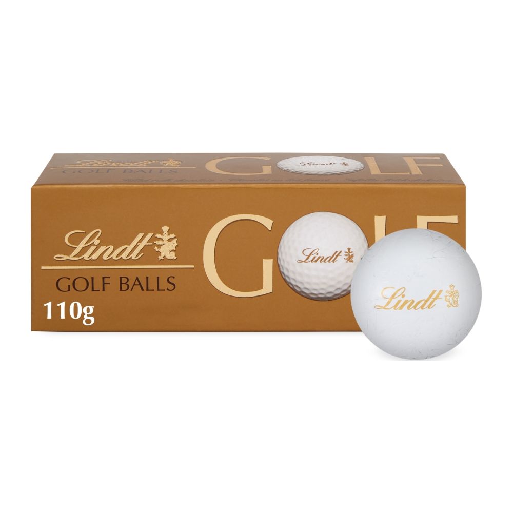 Lindt Milk Chocolate Golf Balls 3 Pieces Box - Chocolat de Noël - 110g