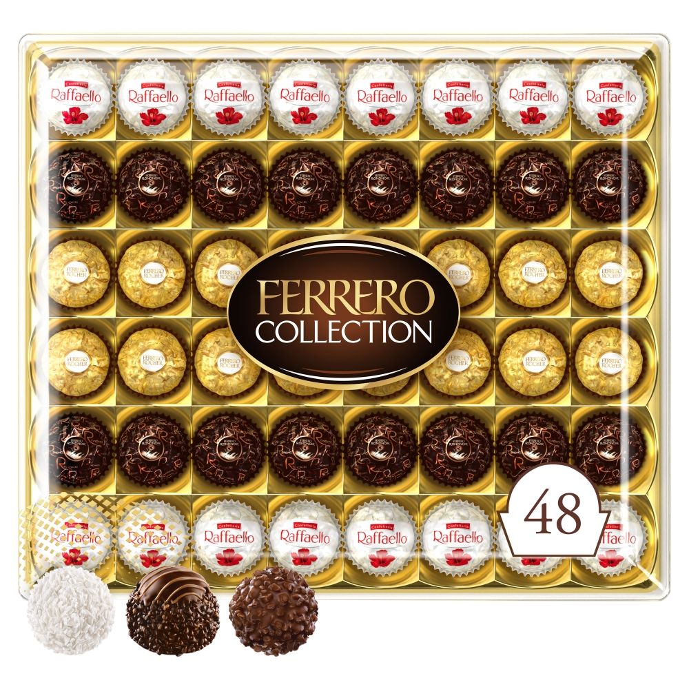 Ferrero Collection Box of Chocolate 48 Pieces - Chocolat de Noël - 518g