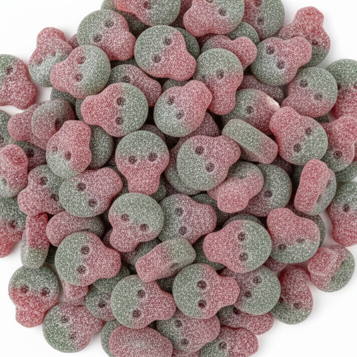 Crânes suédois Pastèque | Bonbons Suédois | 2 kilos