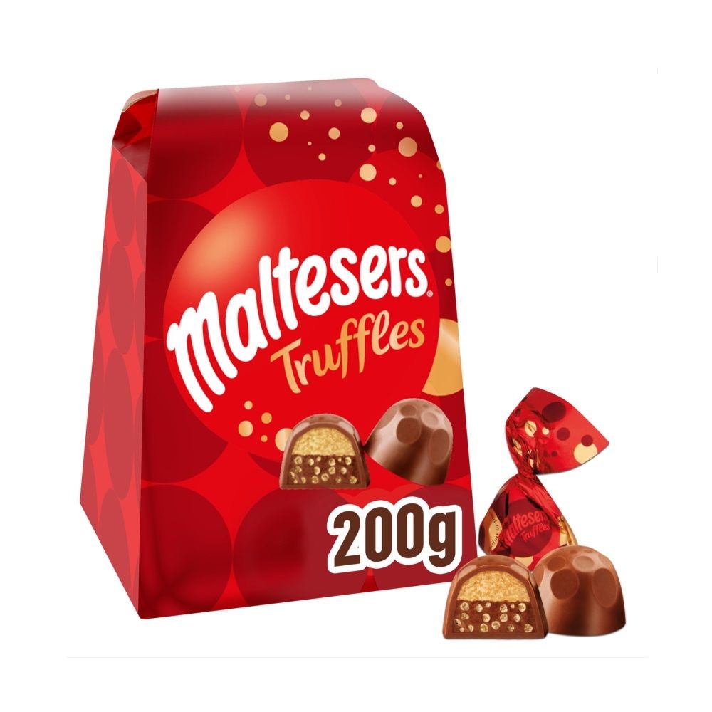 Maltesers Milk Chocolate Truffles Gift Box - Chocolat de Noël - 200g
