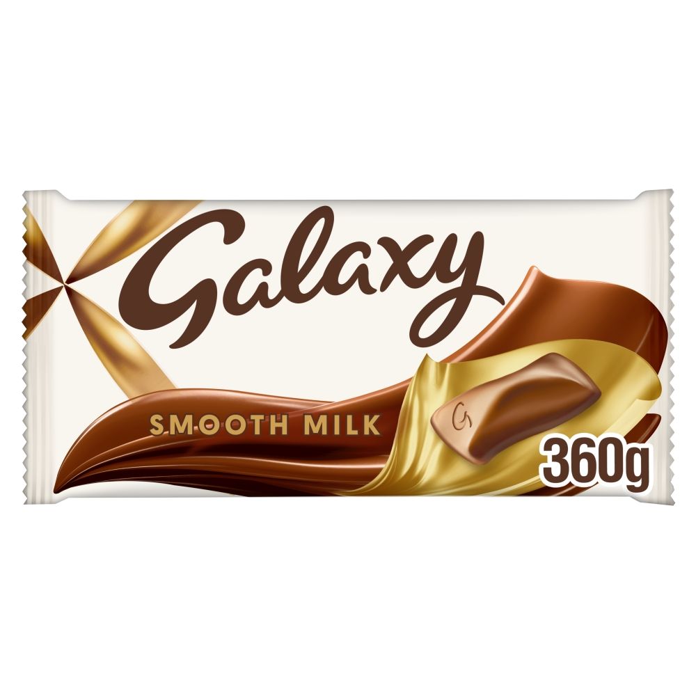 Galaxy Smooth Milk Chocolate Large Gifting Bar - Chocolat de Noël - 360g