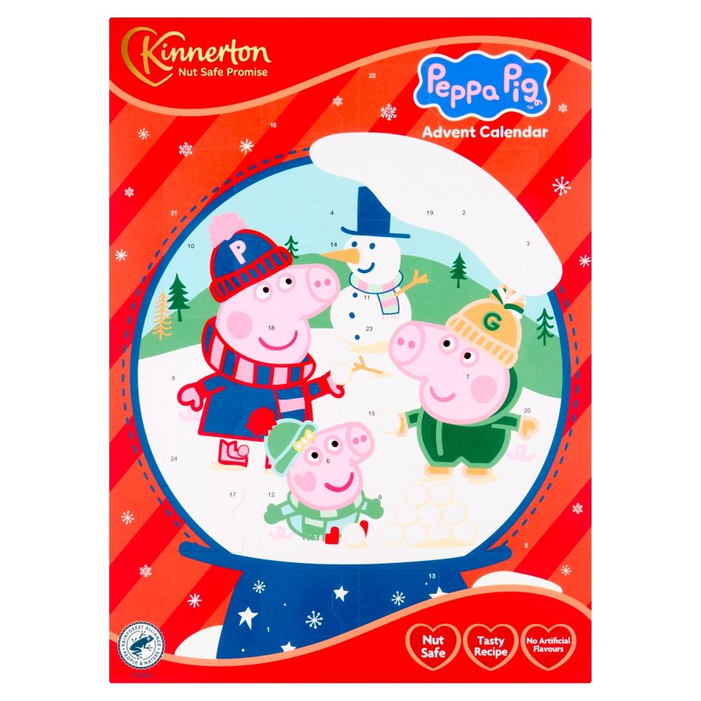 Kinnerton Peppa Pig Advent Calendar - Chocolat de Noël - 18 x 40g (720g)