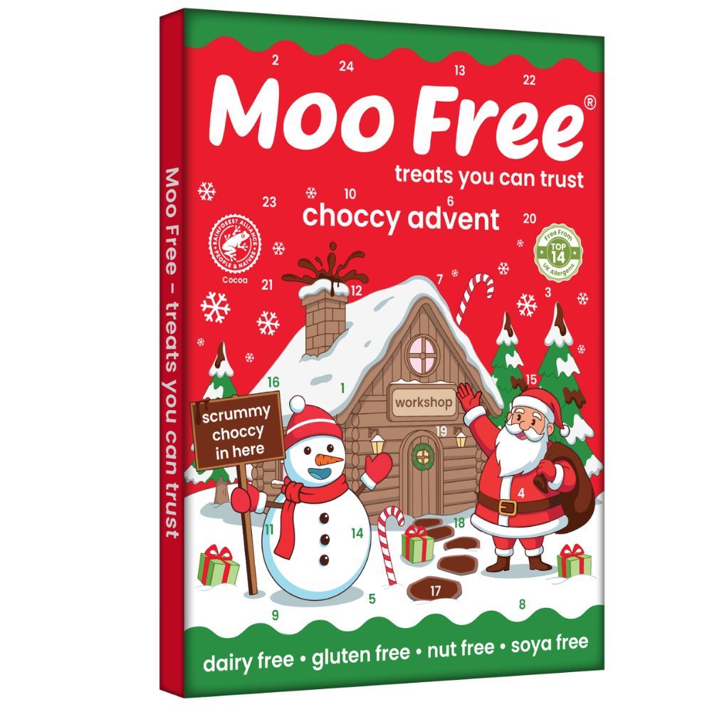 Moo Free Choccy Advent Calendar - Chocolat de Noël - 70g