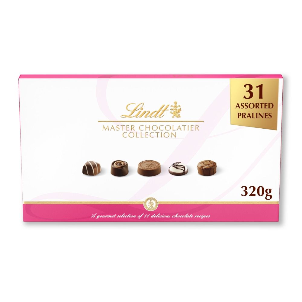 Lindt Master Chocolatier Collection Large Chocolate Box - Chocolat de Noël - 320g