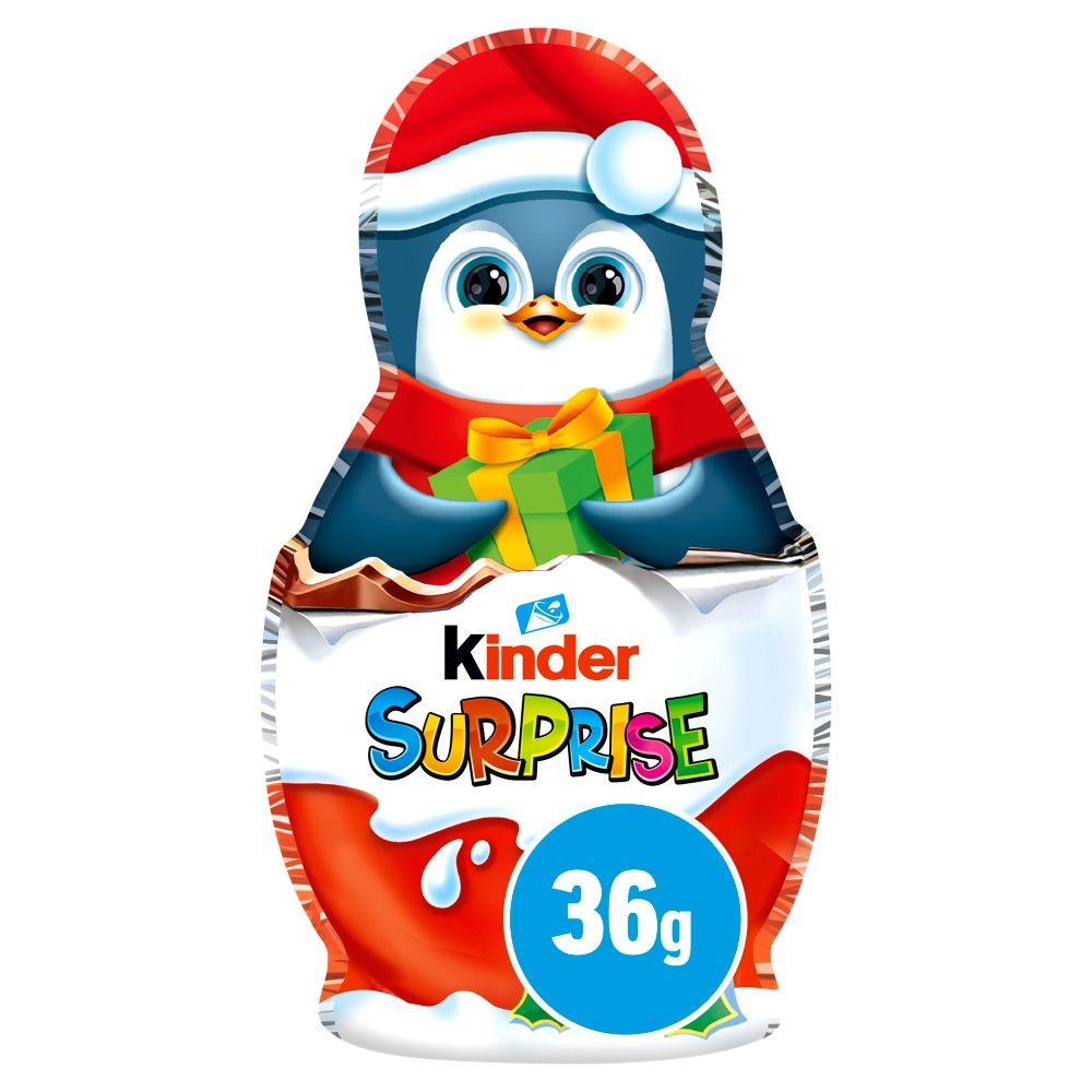 Kinder Surprise Milk Chocolate Christmas Figure - Chocolat de Noël - 36g