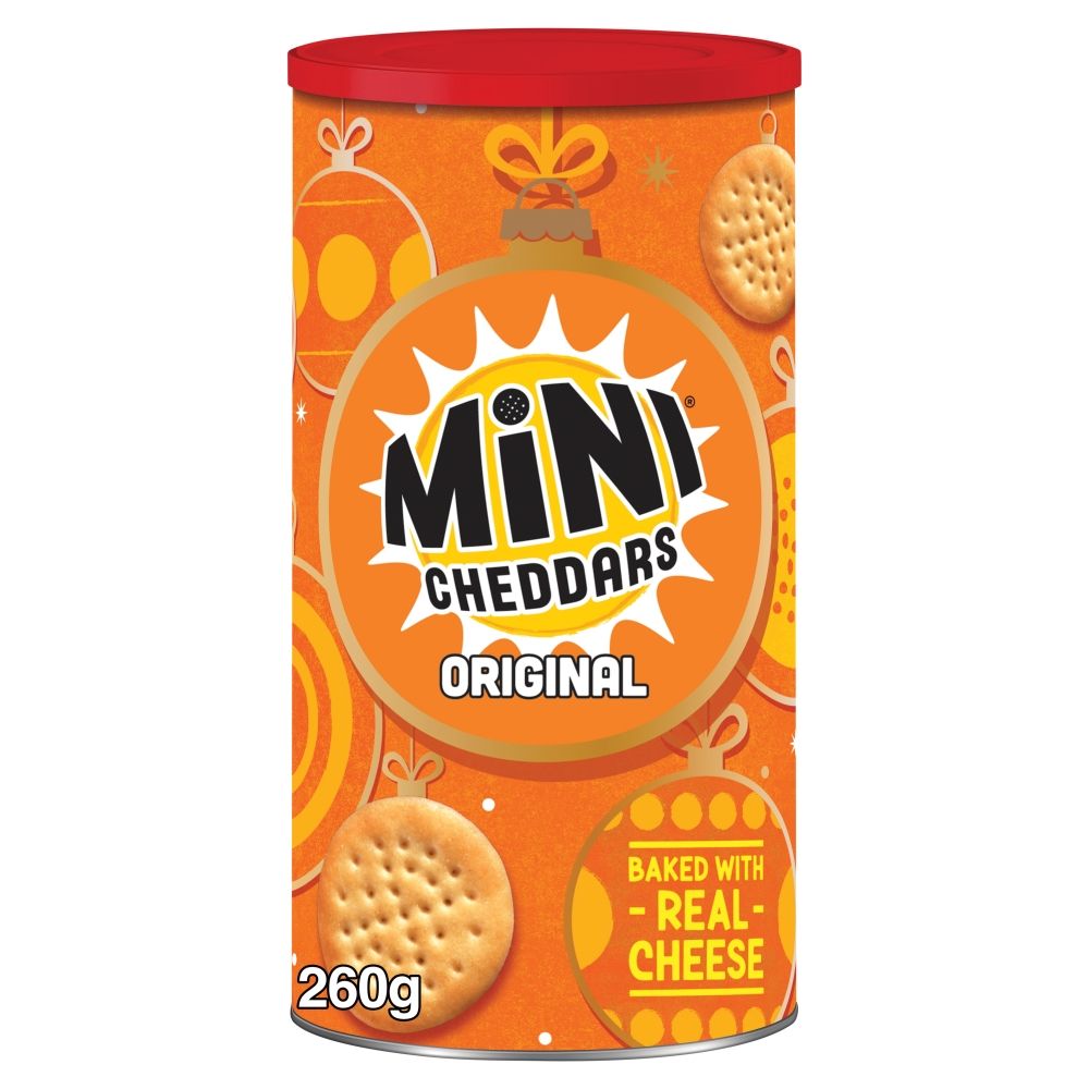 Mini Cheddars Original Caddy - Bonbons de Noël - 6 x 260g (1,56kg)