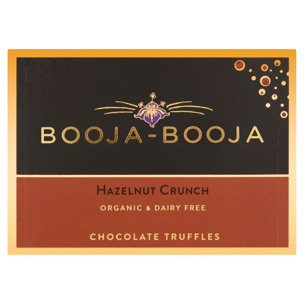 Booja-Booja Hazelnut Crunch Chocolate Truffles - Chocolat de Noël - 92g