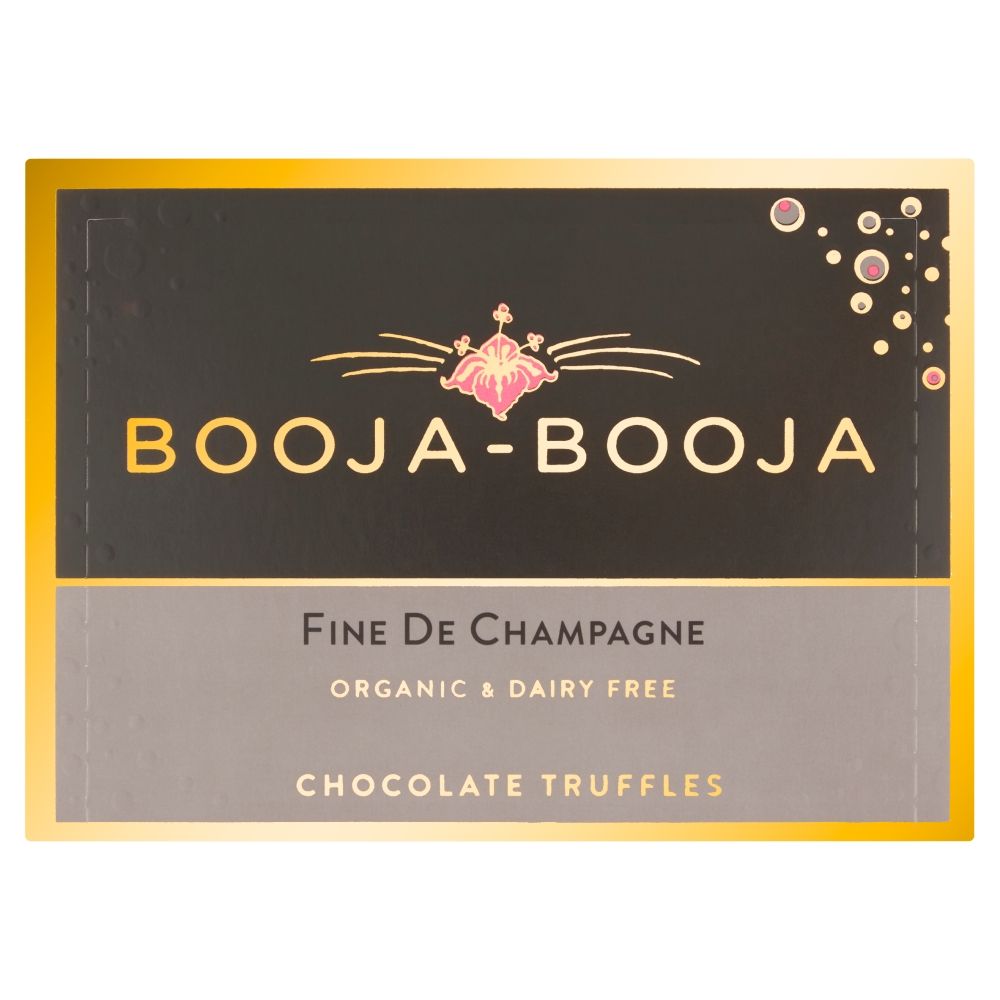 Booja-Booja Fine De Champagne Chocolate Truffles - Chocolat de Noël - 92g