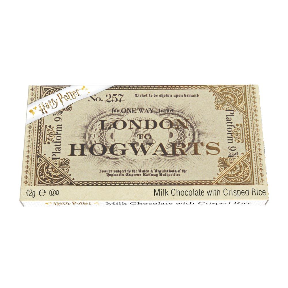 Harry Potter Platform 9¾ Milk Chocolate Train Ticket - Chocolat de Noël - 24 x 42g (1,01kg)
