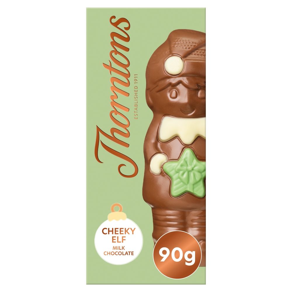 Thorntons Cheeky Elf Milk Chocolate Christmas Gift - Chocolat de Noël - 90g