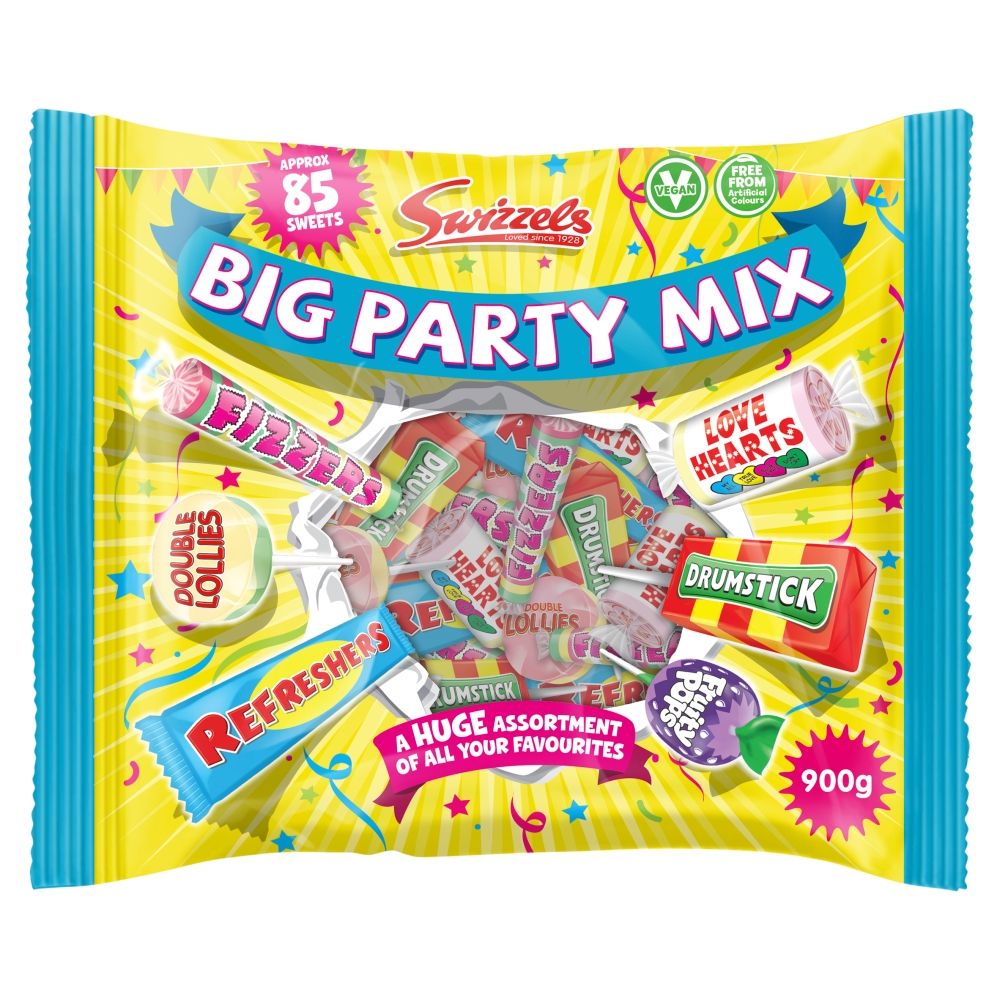 Swizzels Big Party Mix Sweet Bag - Bonbons de Noël - 900g