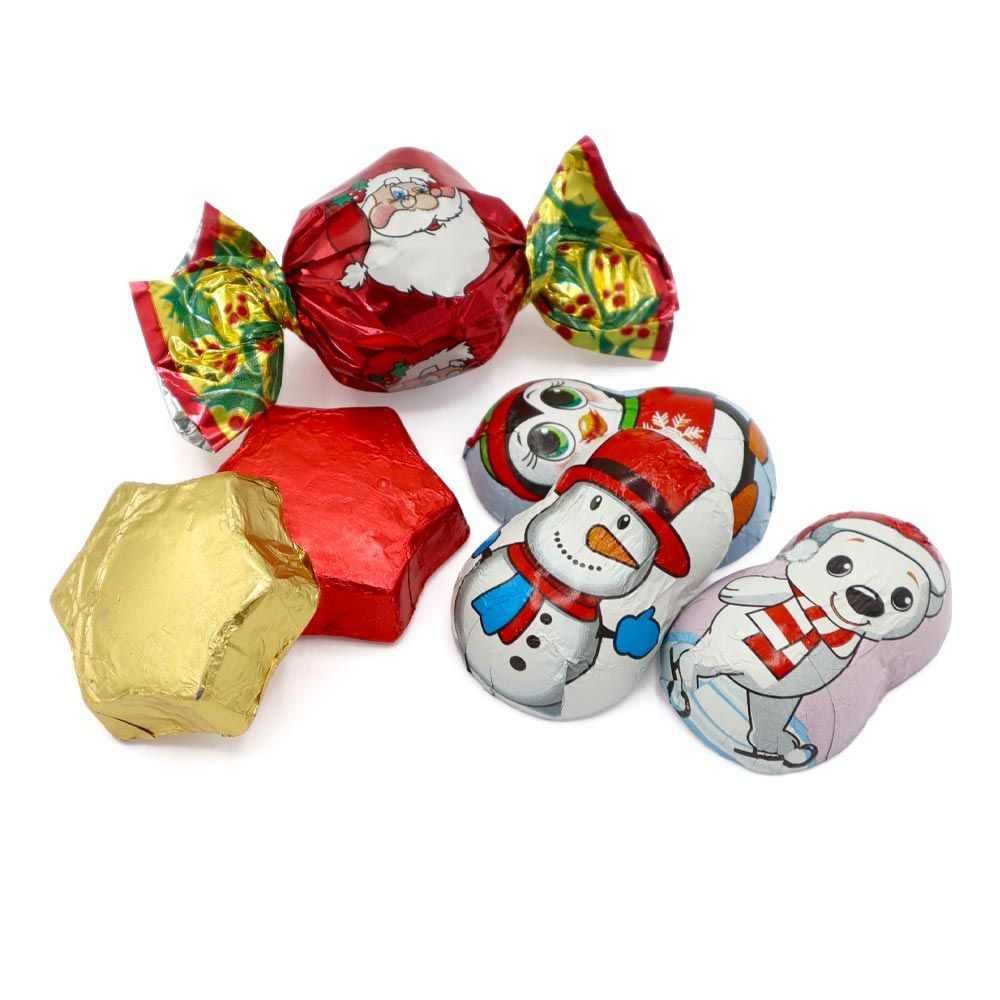 Milk Chocolate Christmas Assortment - Chocolat de Noël - 1kg