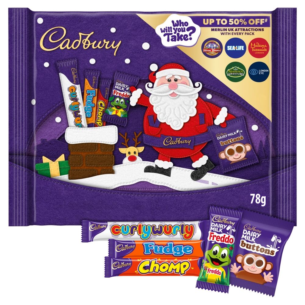 Cadbury Chocolate Christmas Selection Pack - Chocolat de Noël - 26 x 78g (2,03kg)