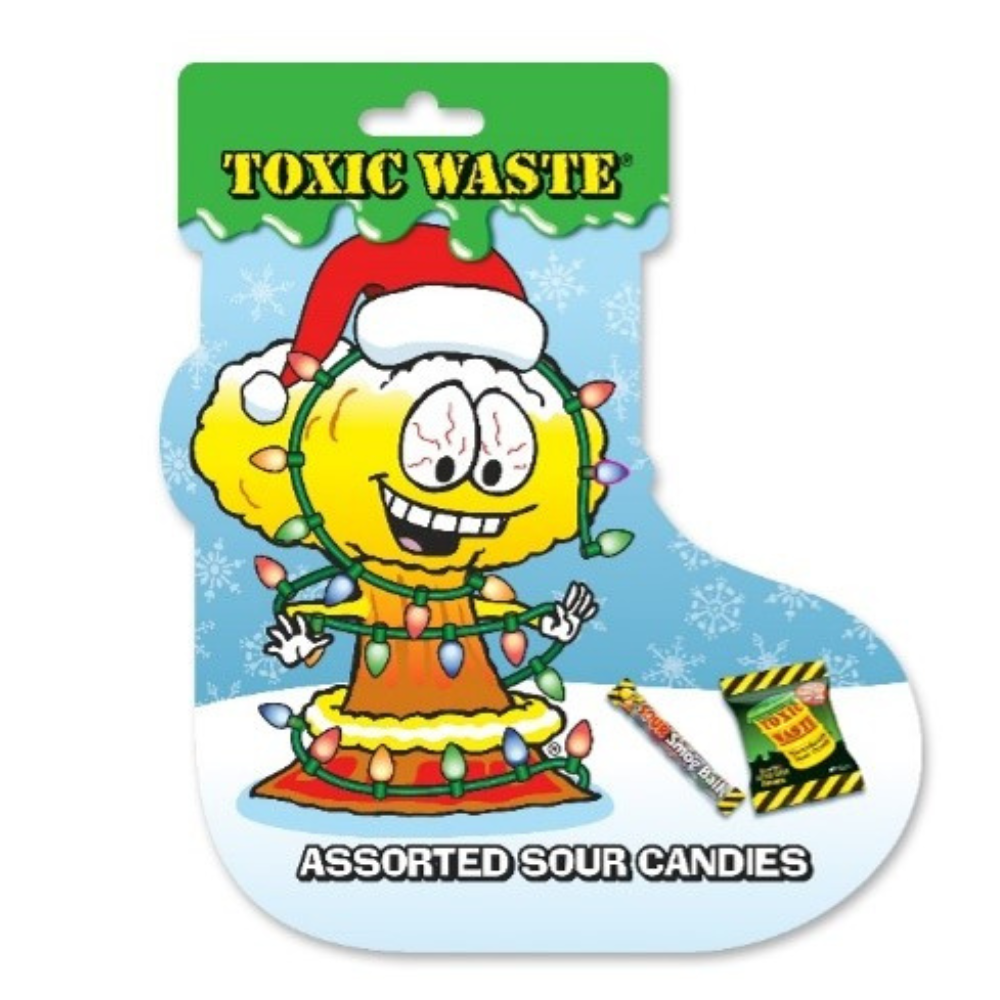 Toxic Waste Christmas Stocking - Bonbons de Noël - 24 x 70g (1,68kg)