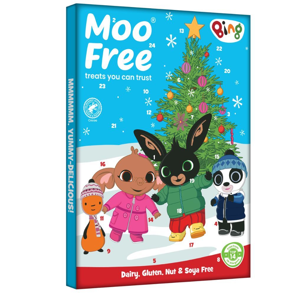 Moo Free Bing Choccy Advent Calendar - Chocolat de Noël - 70g