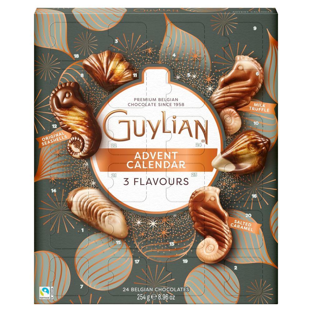 Guylian 24 Belgian Chocolates Advent Calendar - Chocolat de Noël - 254g