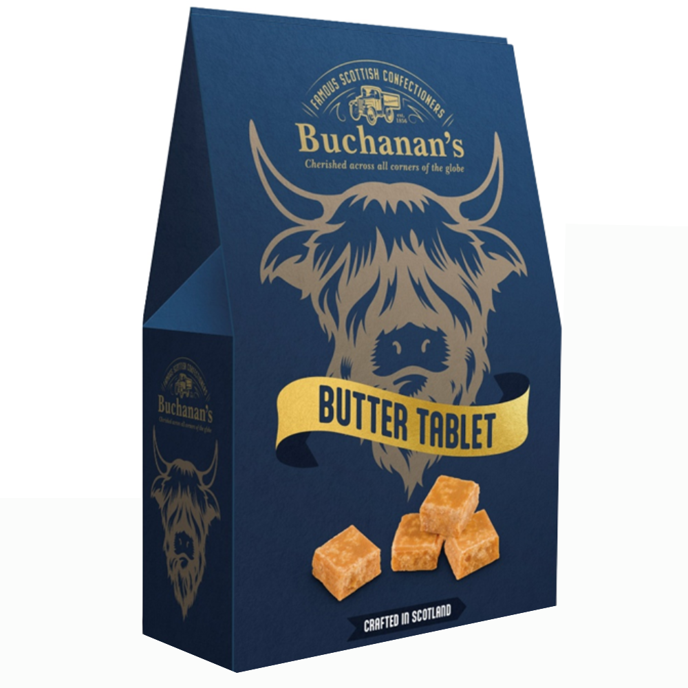 Buchanan's Butter Tablet Carton - Bonbons de Noël - 150g