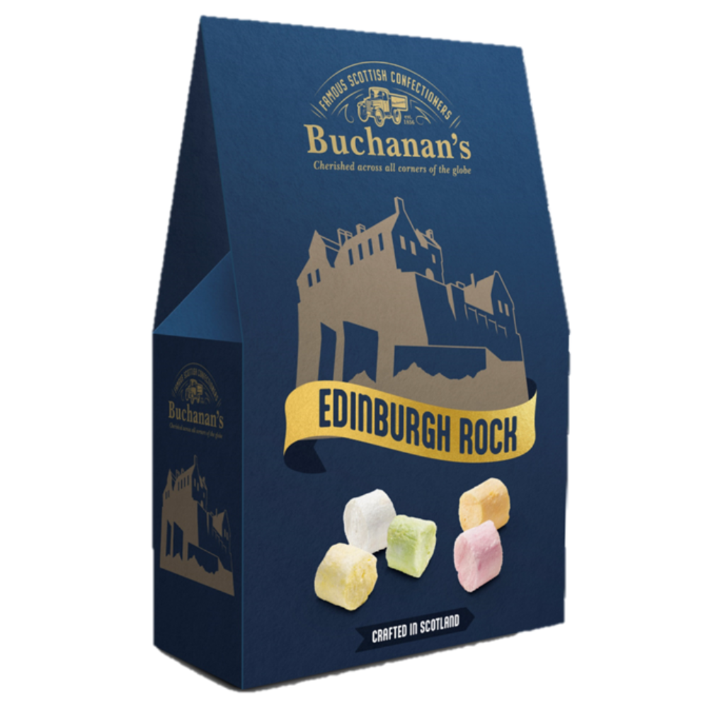 Buchanan's Edinburgh Rock Carton - Bonbons de Noël - 150g