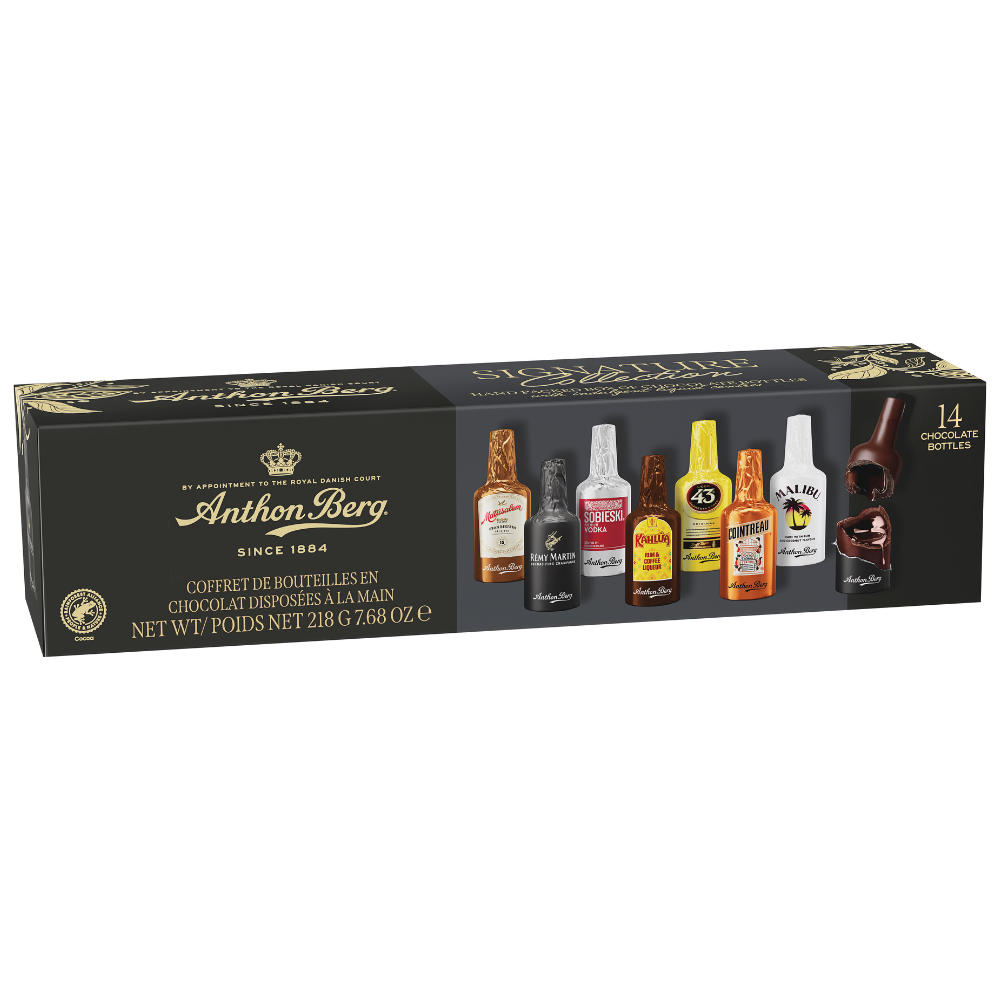 Anthon Berg Signature Collection 14 Piece Box - Chocolat de Noël - 18 x 218g (3,92kg)