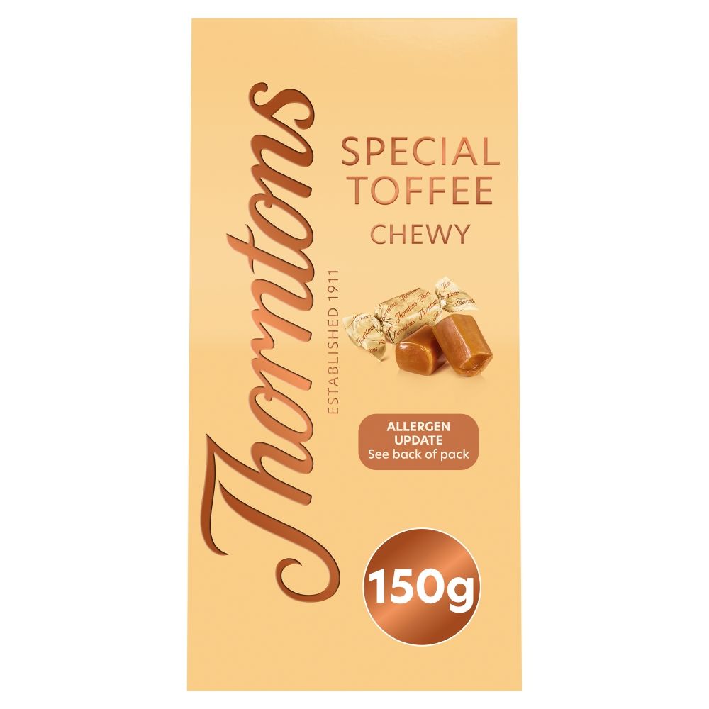 Thorntons Chewy Special Toffee Carton - Bonbons de Noël - 150g