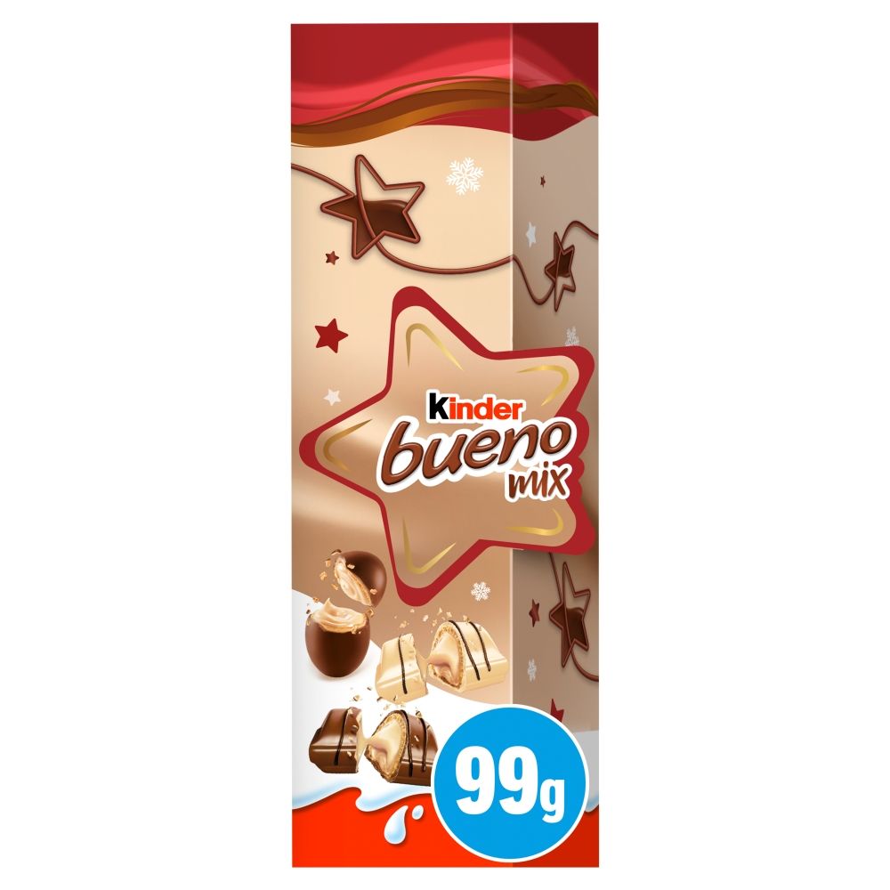 Kinder Bueno Mix Gifting Box - Chocolat de Noël - 99g