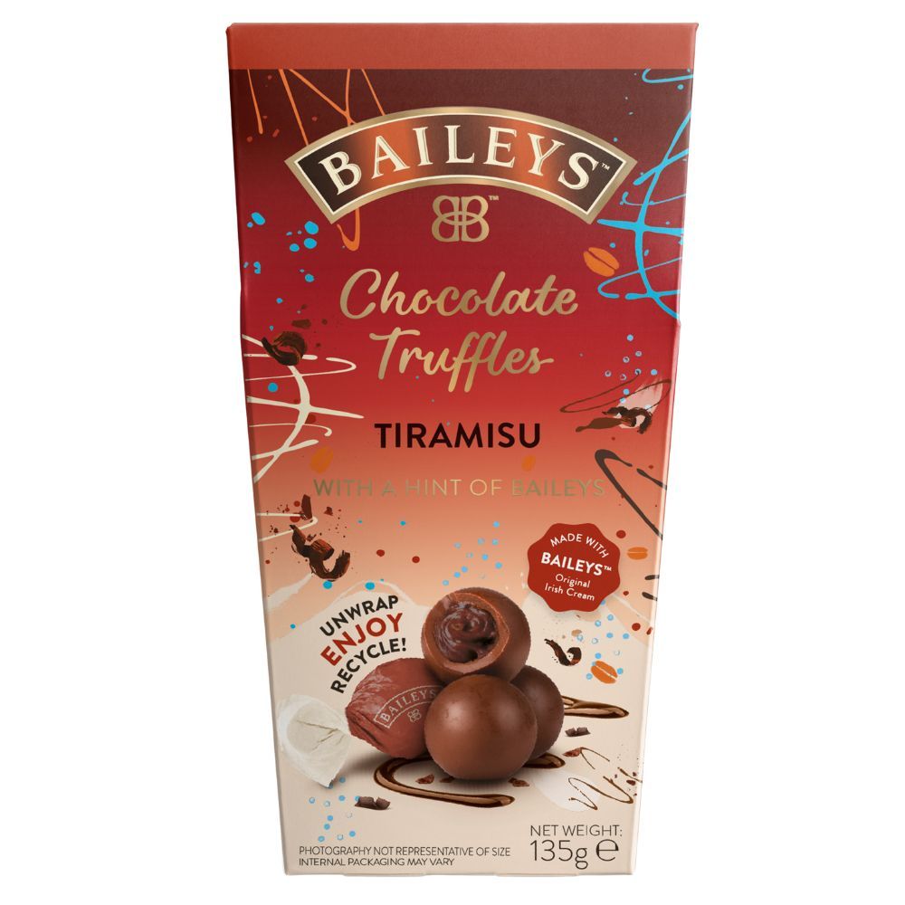 Baileys Chocolate Truffles Tiramisu Box - Chocolat de Noël - 135g