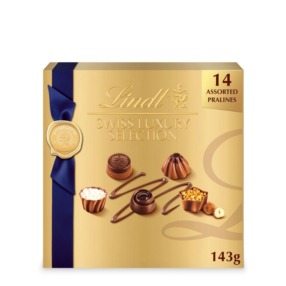 Lindt Swiss Luxury Selection Box - Chocolat de Noël - 143g