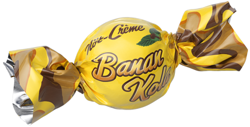 Crème de noisette caramel banane - Bonbons Suédois - 2,39kg