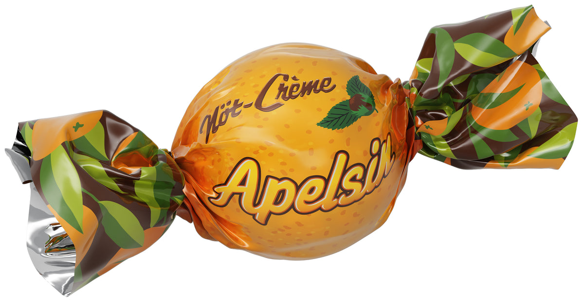 Crème de noisette orange - Bonbons Suédois - 2,39kg