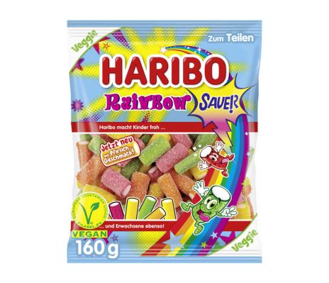 Rainbow Fizz Veggie sachets - Haribo - 22x160g