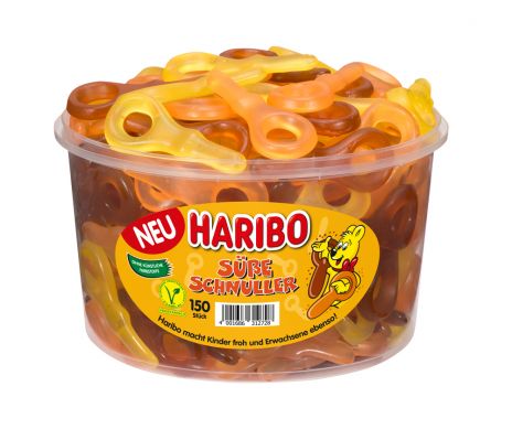 Tétines Veggie silo (150 pièces) - Haribo - 1,35kg