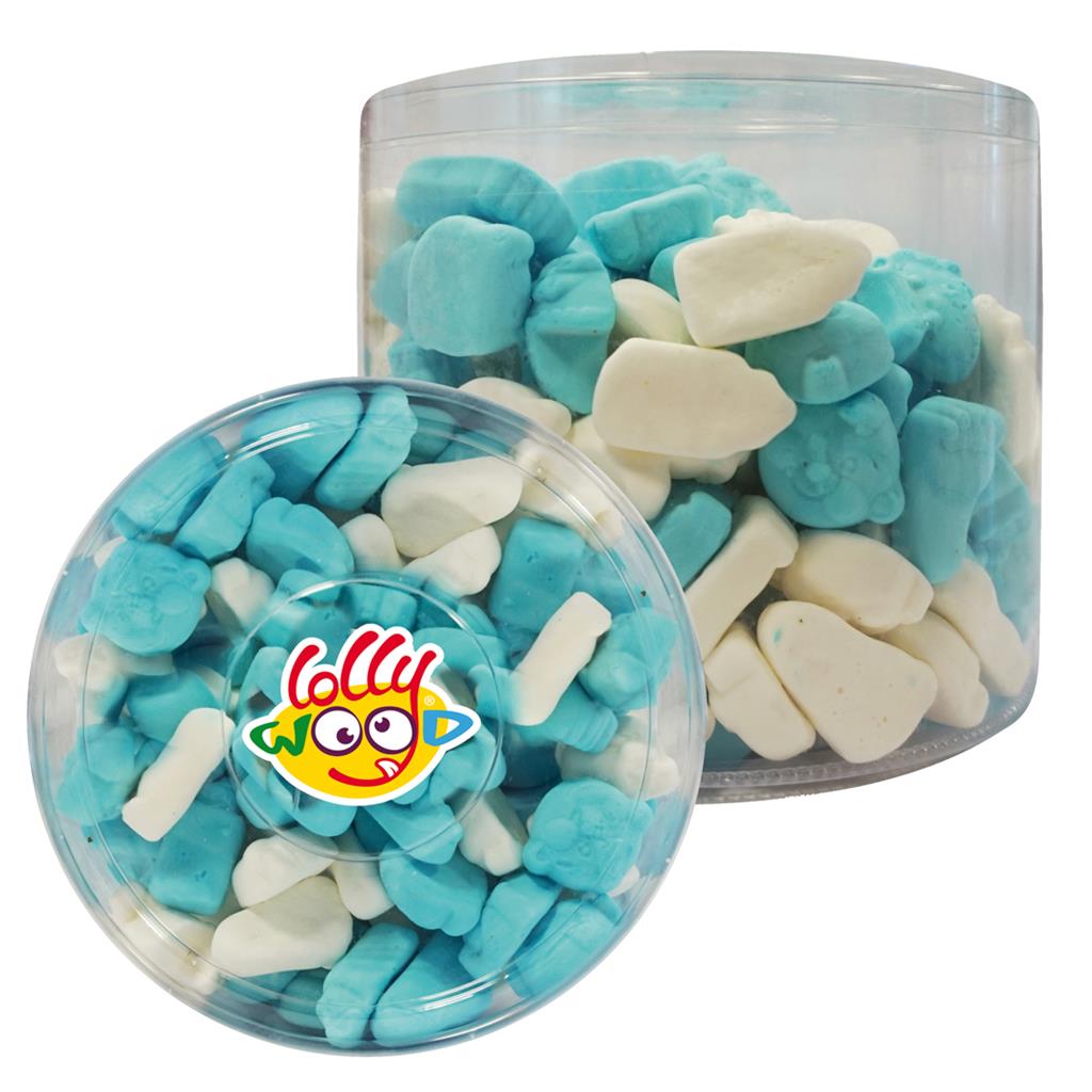 Mix Bébé Guimauve Bleu et Blanc - Lollywood - 800g