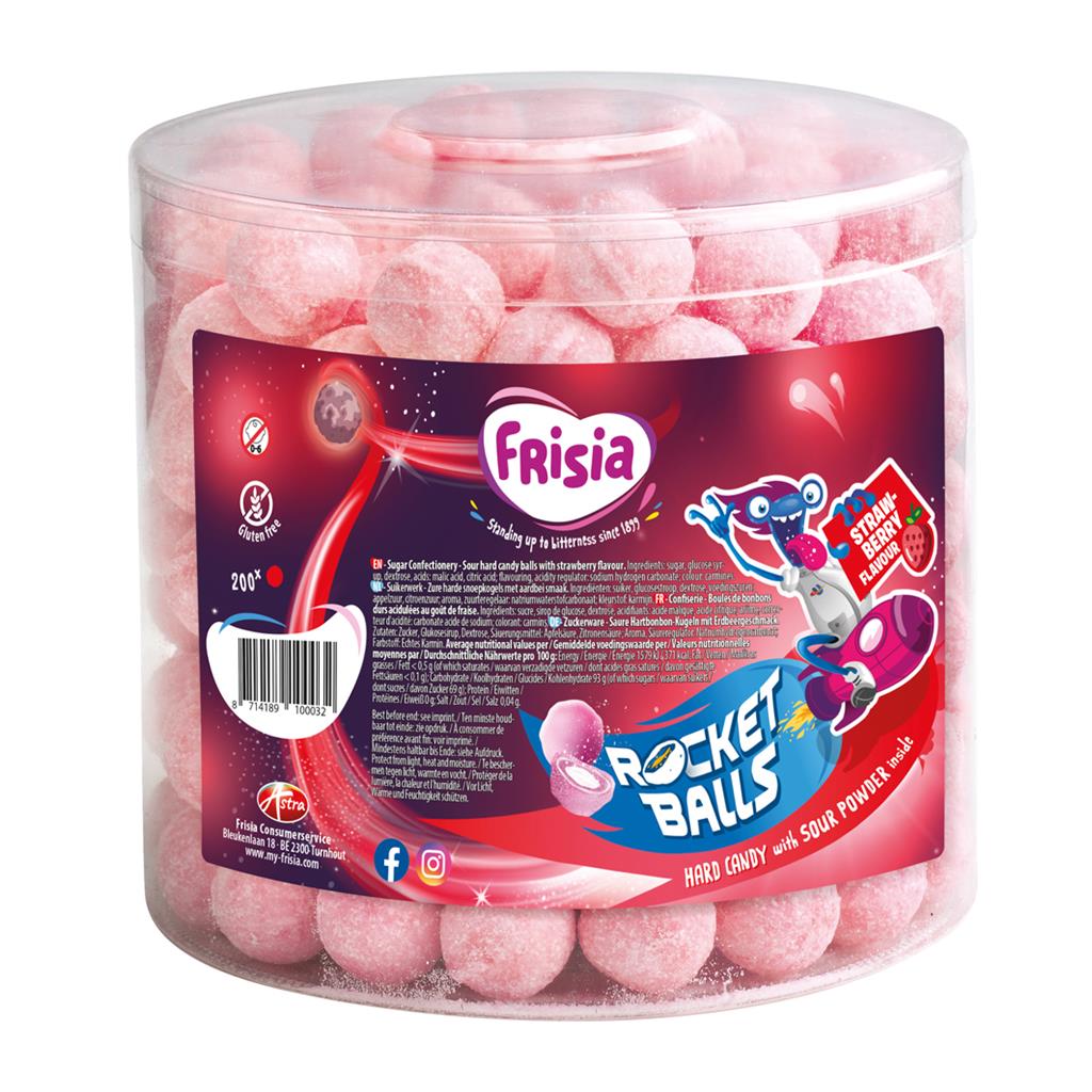 Boules Fraise - Frisia - 200 pièces
