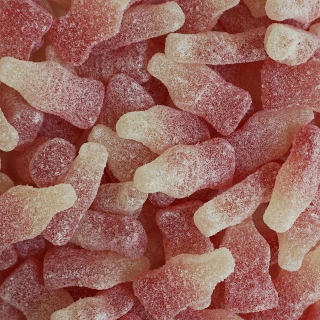 Bouteilles Fraise Sucrées - Lollywood - 1kg