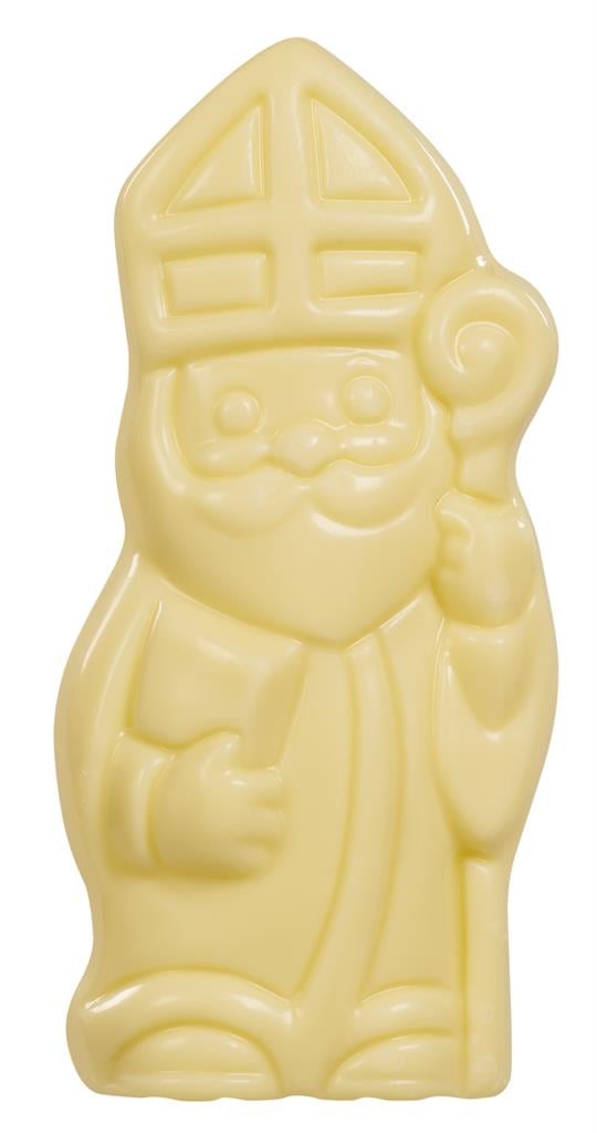 Saint-Nicolas Chocolat Blanc 11cm - De Schutter - 40x35g
