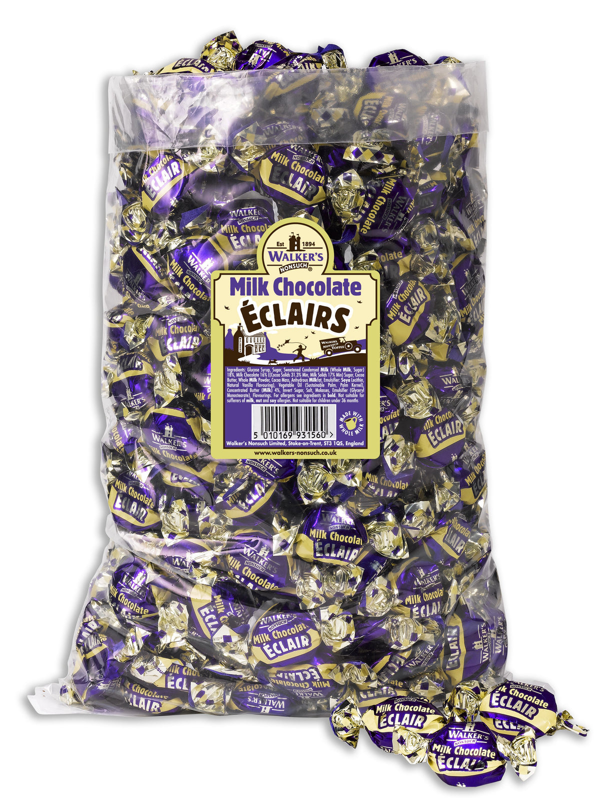 Walkers Chocolat au lait - Bonbons Suédois - 2,5kg