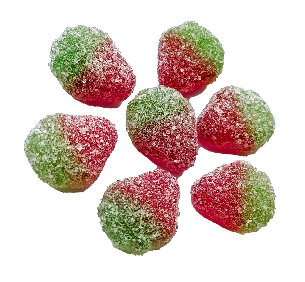 Mini Fraises Acides - 7 Stick - 1kg
