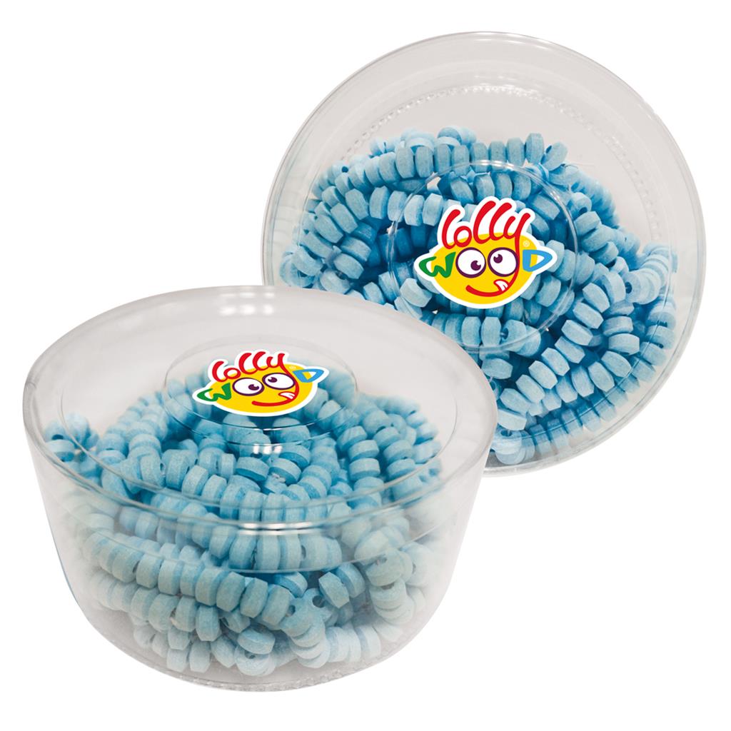 Colliers Bonbons Bleus en tubo (17 pièces) - Lollywood - 289g