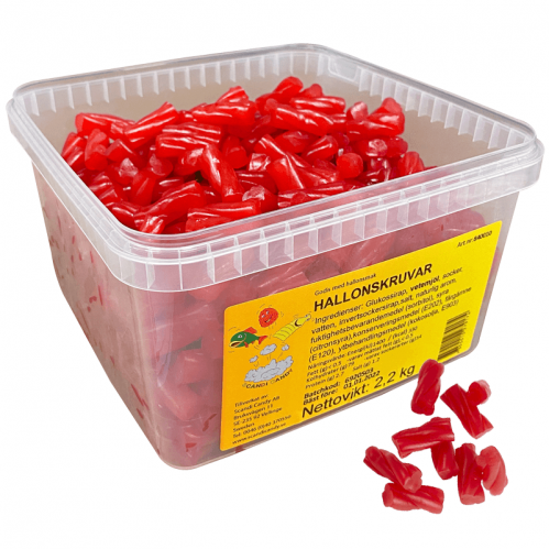 Torsades framboise - Bonbons Suédois - 2,2kg
