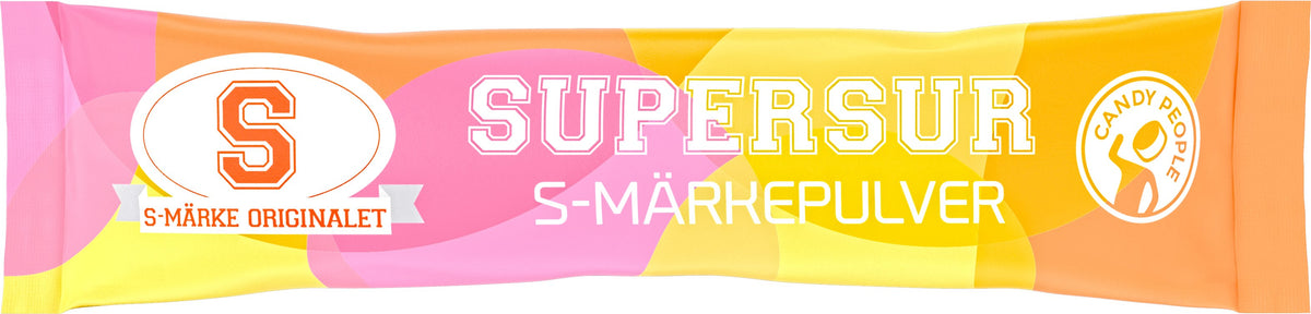 S-Märke Poudre extra acide - Bonbons Suédois - 2kg
