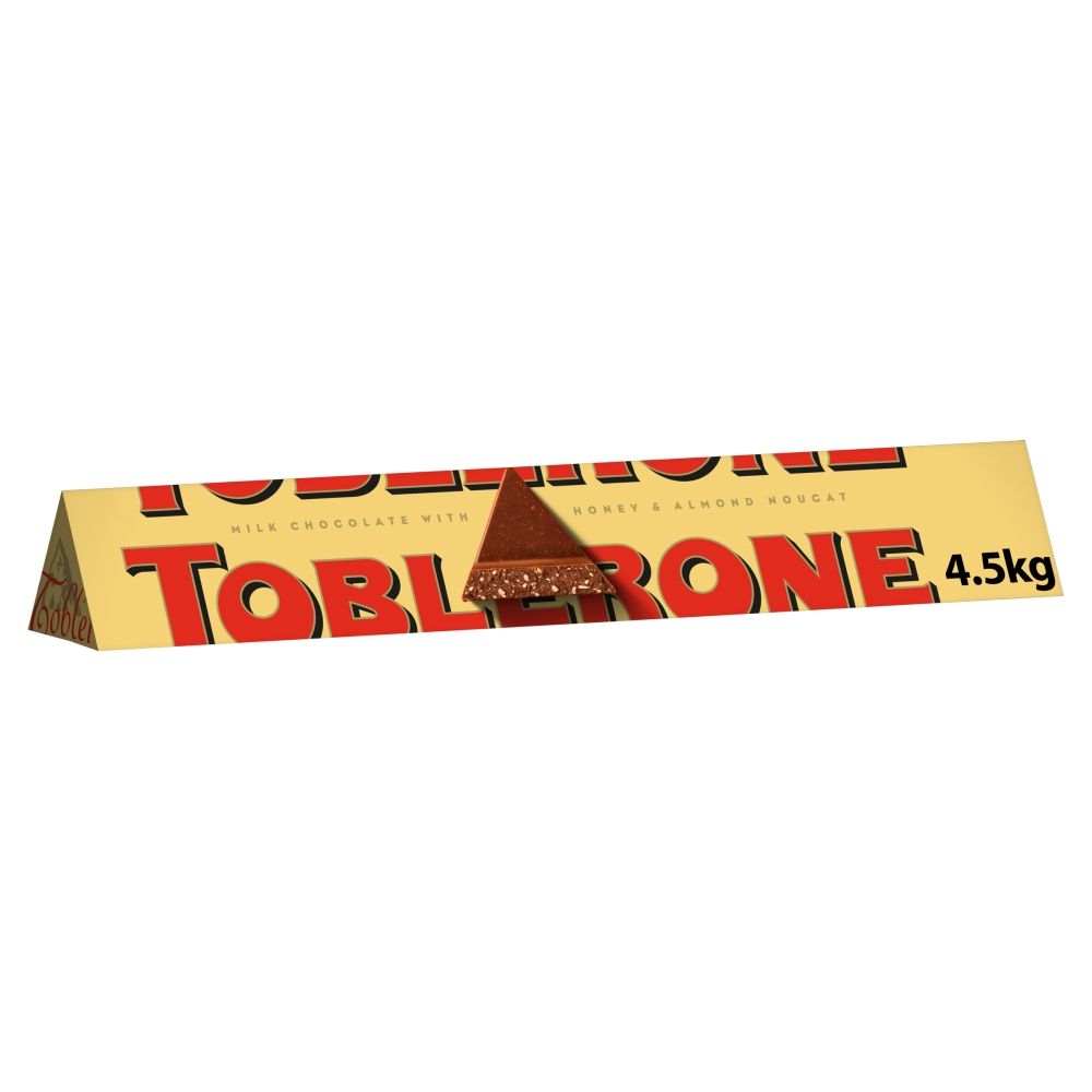 Toblerone Giant Milk Chocolate Extra Large Gift Bar - Chocolat de Noël - 4,5kg
