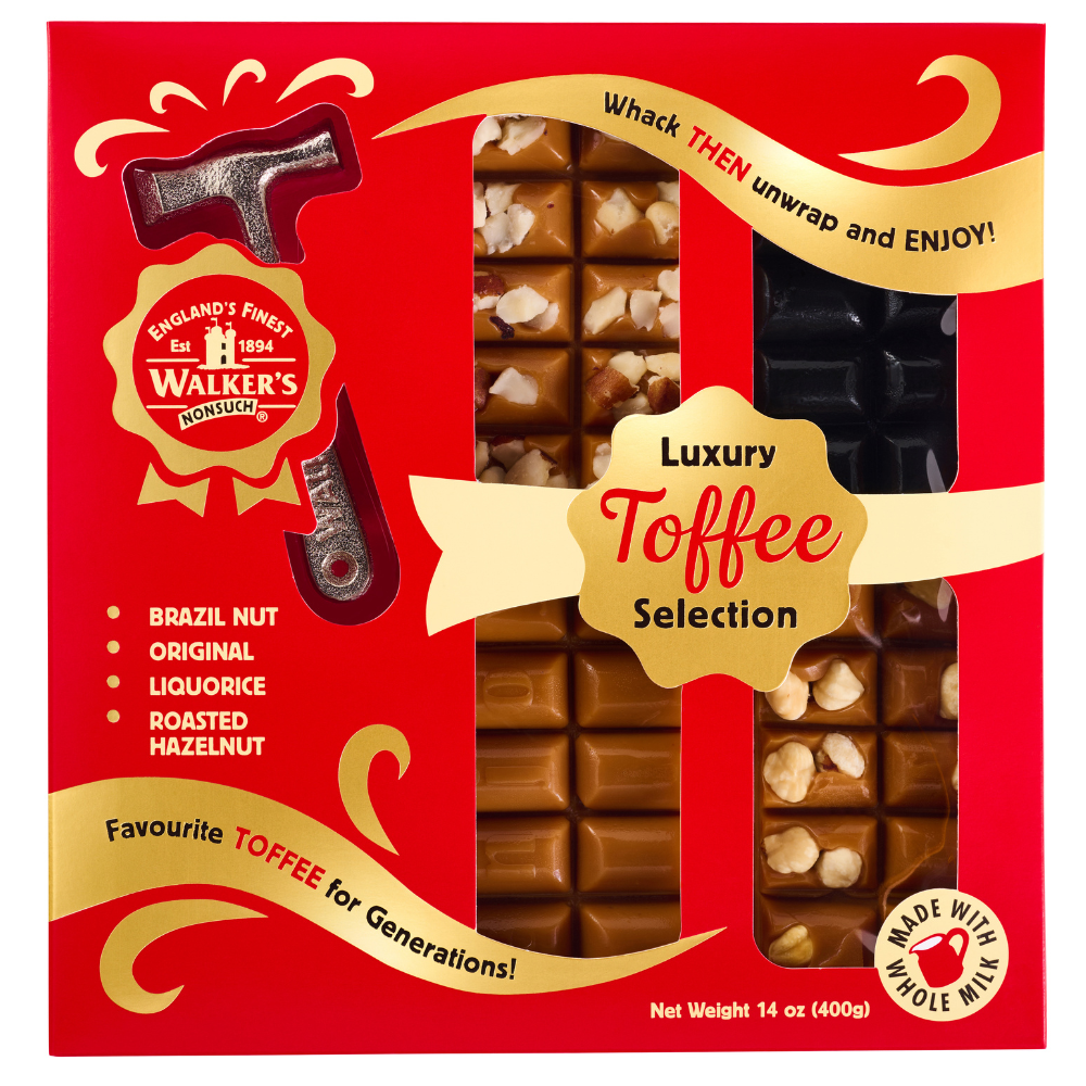 Walker's Nonsuch Luxury Toffee Selection Hammer Pack - Bonbons de Noël - 400g