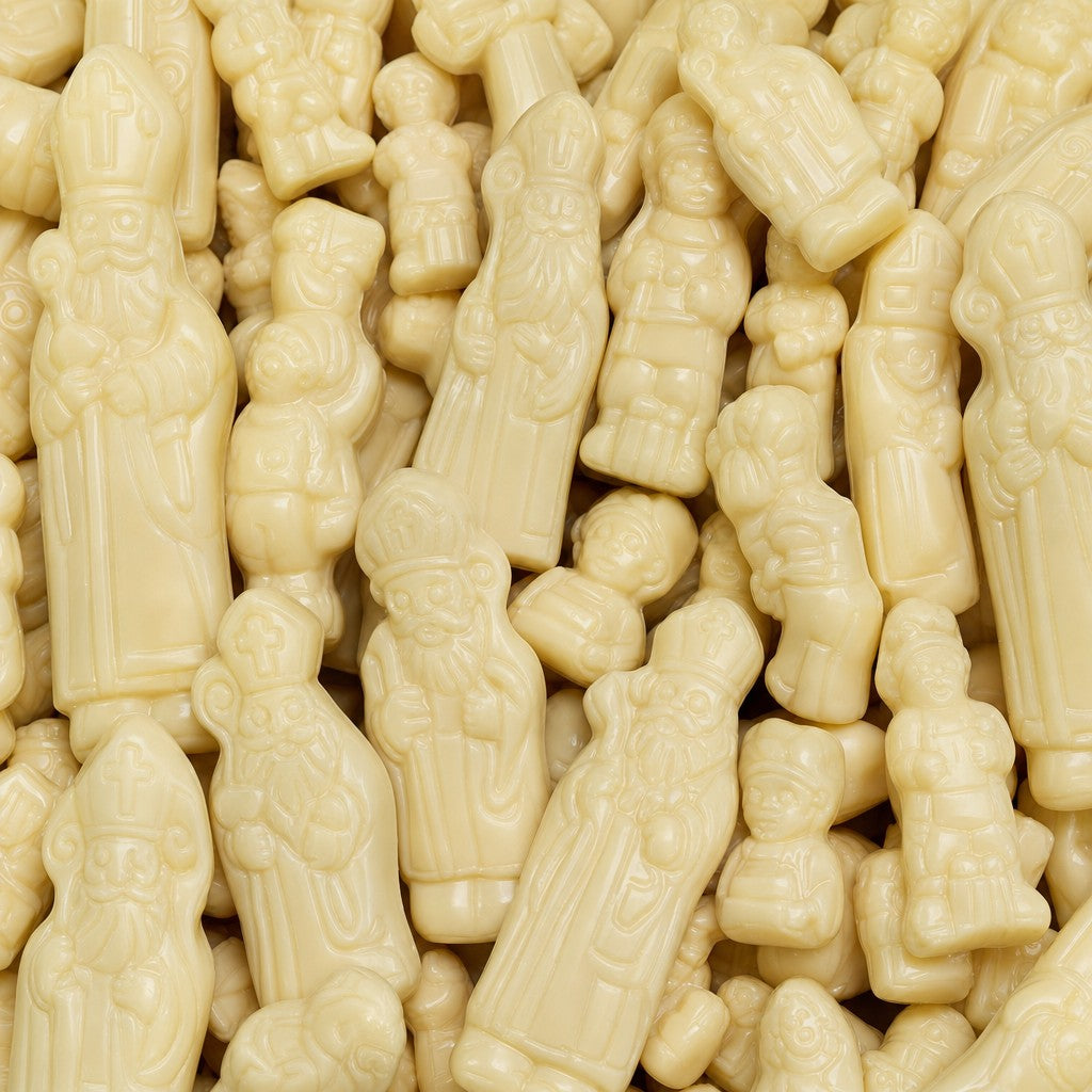 Figurines Saint-Nicolas Assorties Chocolat Blanc - De Schutter - 2kg